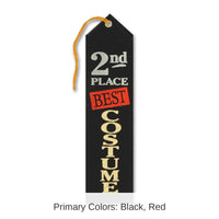 6 Pack Beistle Halloween Best Costume 2nd Place Award Ribbon
