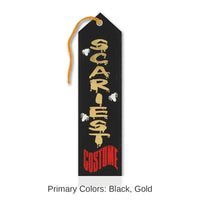 6 Pack Bulk Halloween Scariest Costume Award Ribbon
