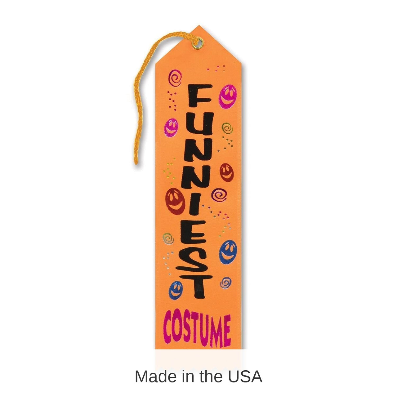 6 Pack Bulk Halloween Funniest Costume Award Ribbon