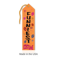 6 Pack Bulk Halloween Funniest Costume Award Ribbon