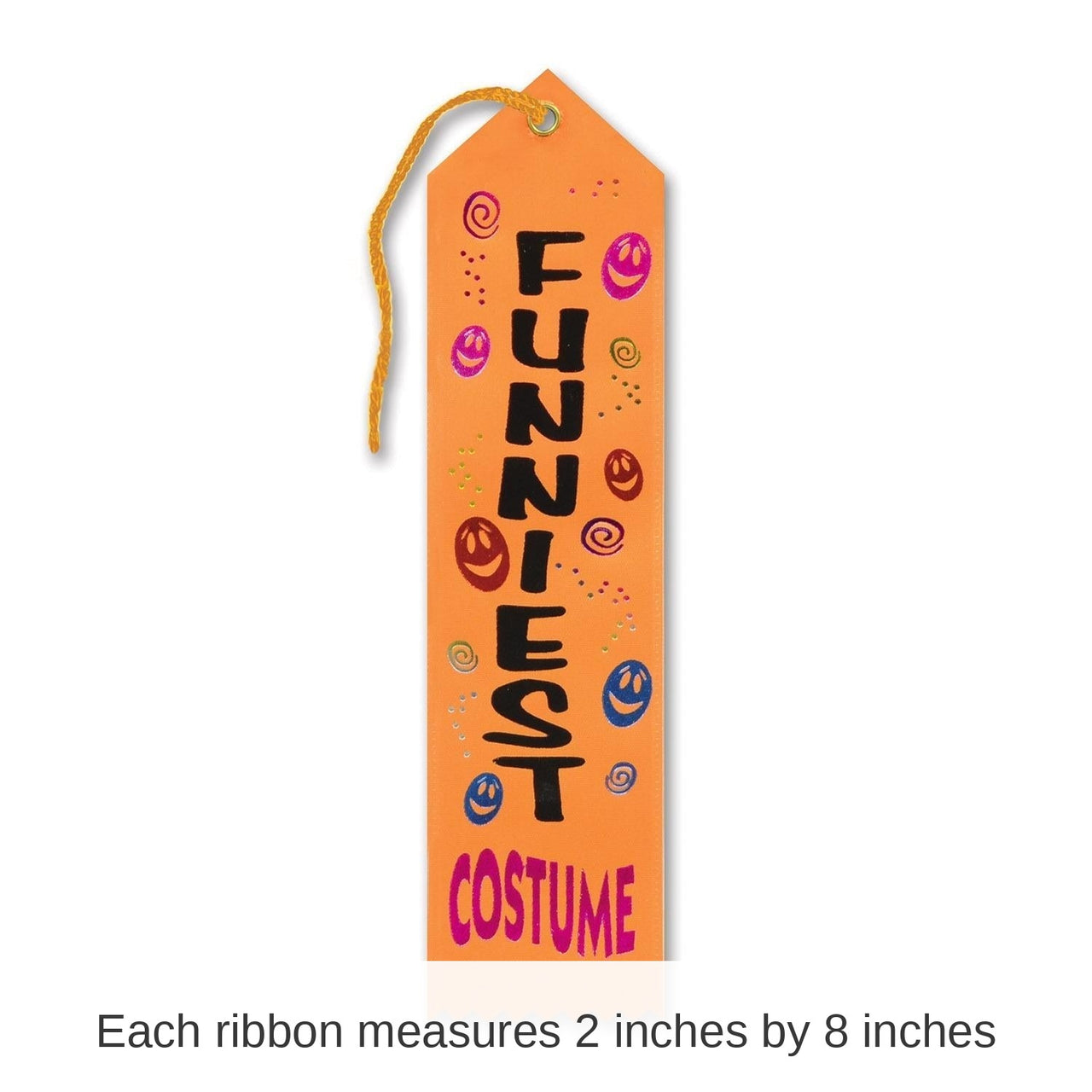 6 Pack Bulk Halloween Funniest Costume Award Ribbon
