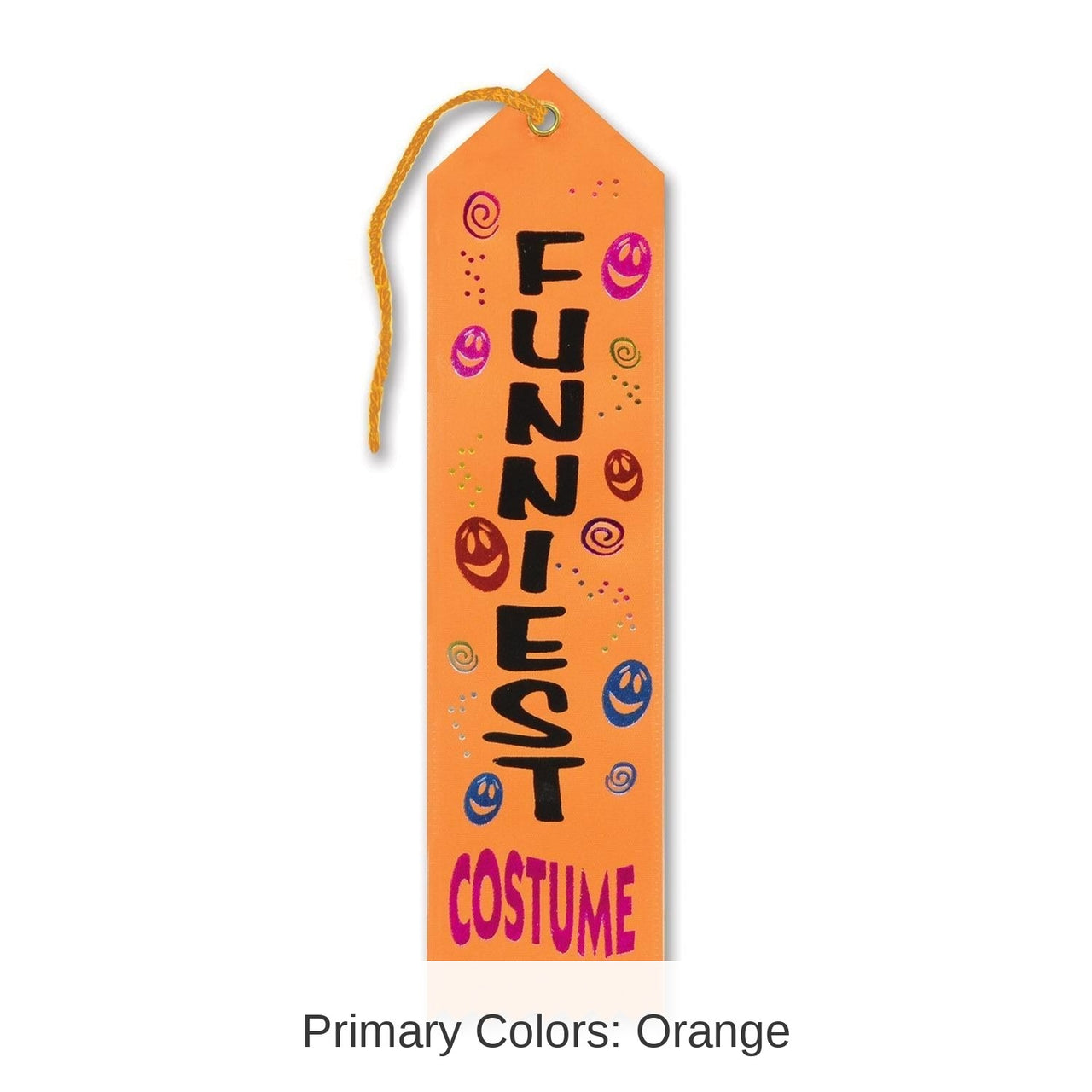 6 Pack Bulk Halloween Funniest Costume Award Ribbon