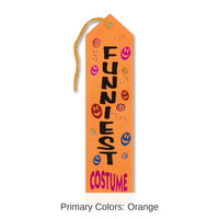 6 Pack Bulk Halloween Funniest Costume Award Ribbon