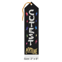 6 Pack Bulk Halloween Cutest Costume Award Ribbon
