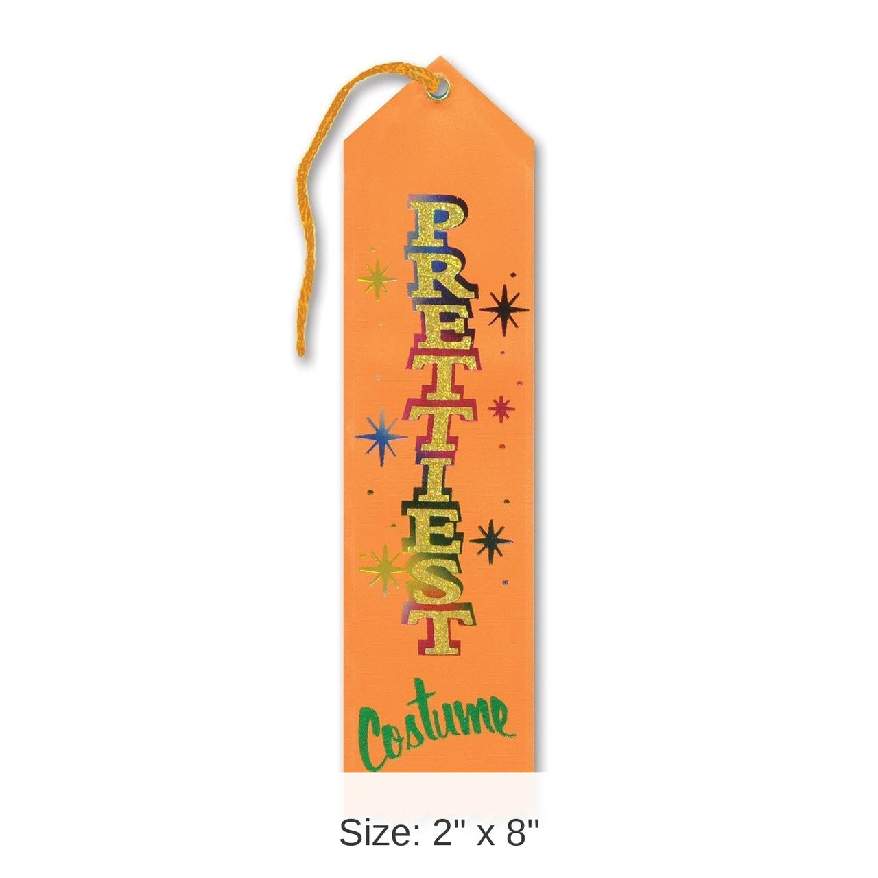 6 Pack Bulk Halloween Prettiest Costume Award Ribbon