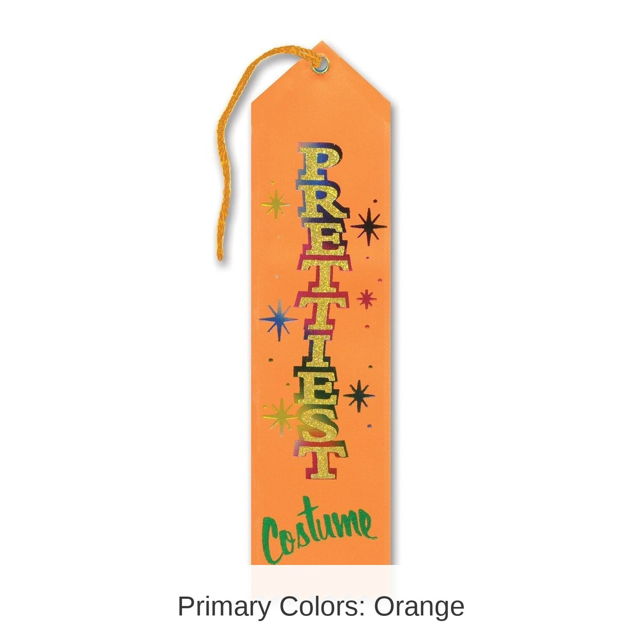 6 Pack Bulk Halloween Prettiest Costume Award Ribbon
