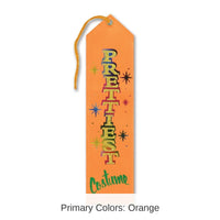 6 Pack Bulk Halloween Prettiest Costume Award Ribbon