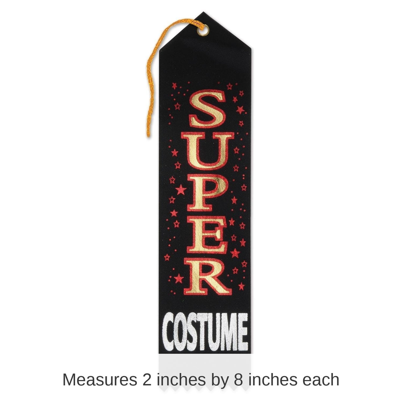 6 Pack Bulk Halloween Super Costume Award Ribbon