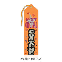 6 Pack Bulk Halloween Most Original Costume Award Ribbon