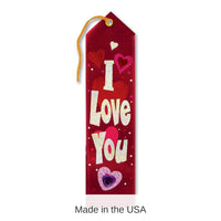 6 Pack Bulk Valentine's Day I Love You Jeweled Ribbon