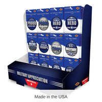 108 Piece Bulk Air Force Military Appreciation Counter Display