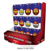 108 Piece Bulk Marines Military Appreciation Counter Display