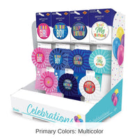 Birthday Party Celebrations Counter Display - 78 Pieces