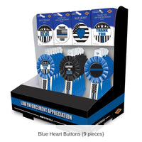 54 Piece Bulk 54 Piece Law Enforcement Counter Display