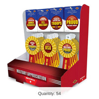 54 Piece Bulk Marines Military Appreciation Counter Display