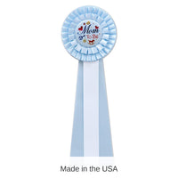 3 Pack Bulk Blue Mom To Be Deluxe Rosette
