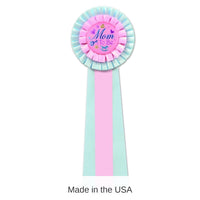 3 Pack Bulk Pink/Blue Mom To Be Deluxe Rosette