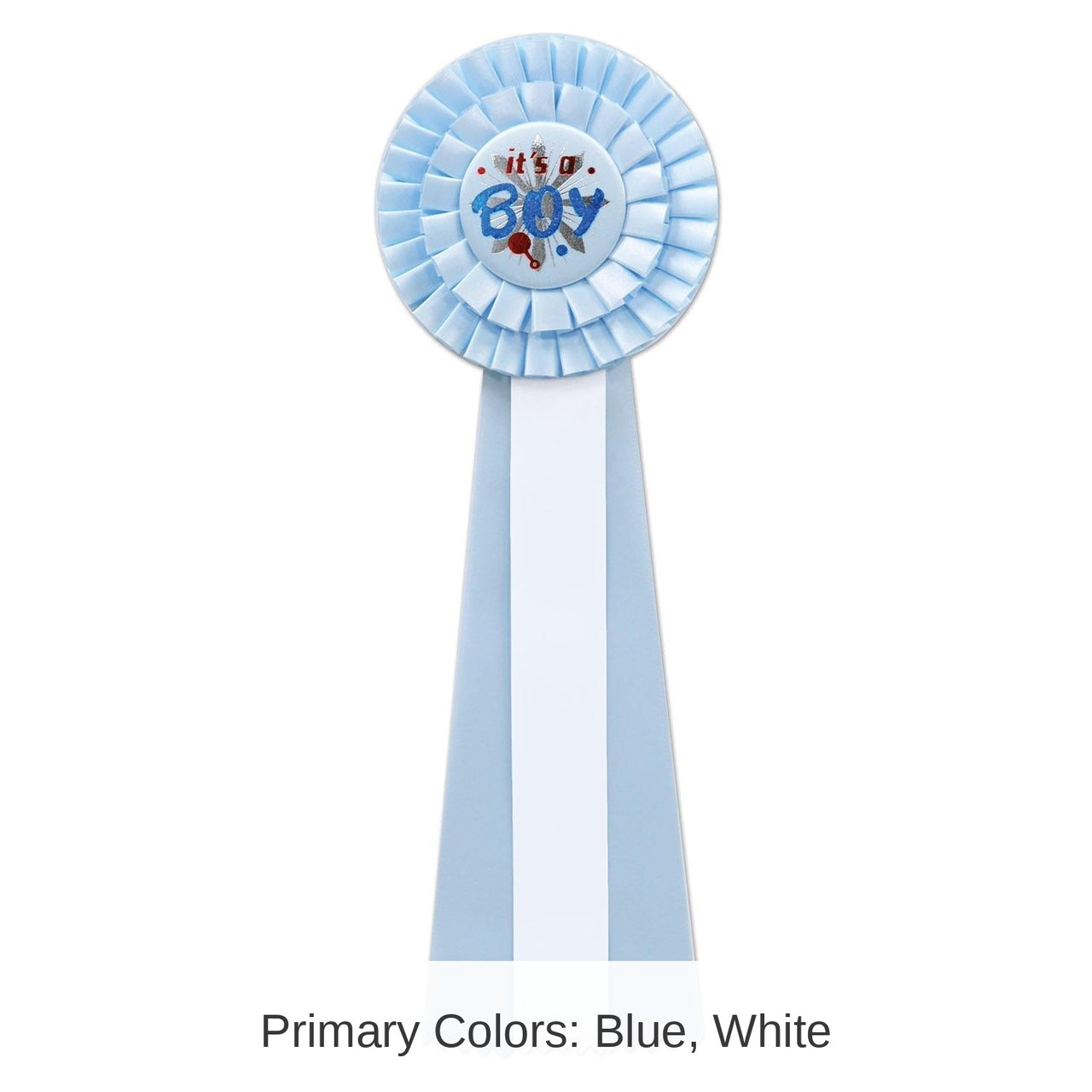 3 Pack Bulk It's A Boy Deluxe Rosette