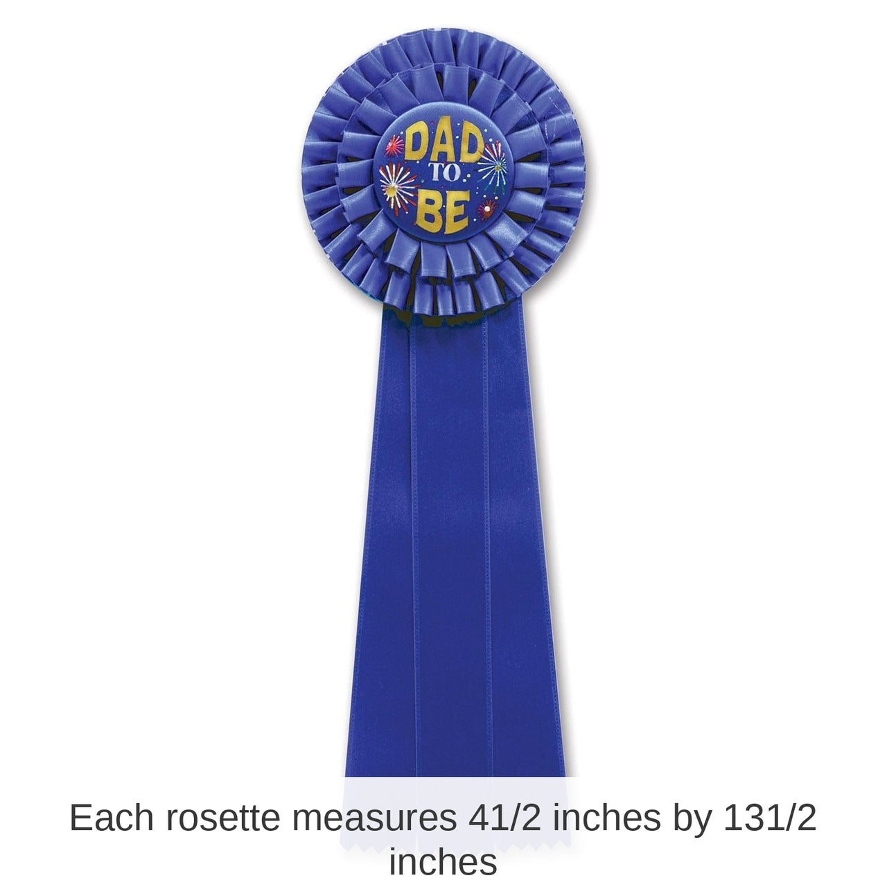 3 Pack Bulk Dad To Be Deluxe Rosette