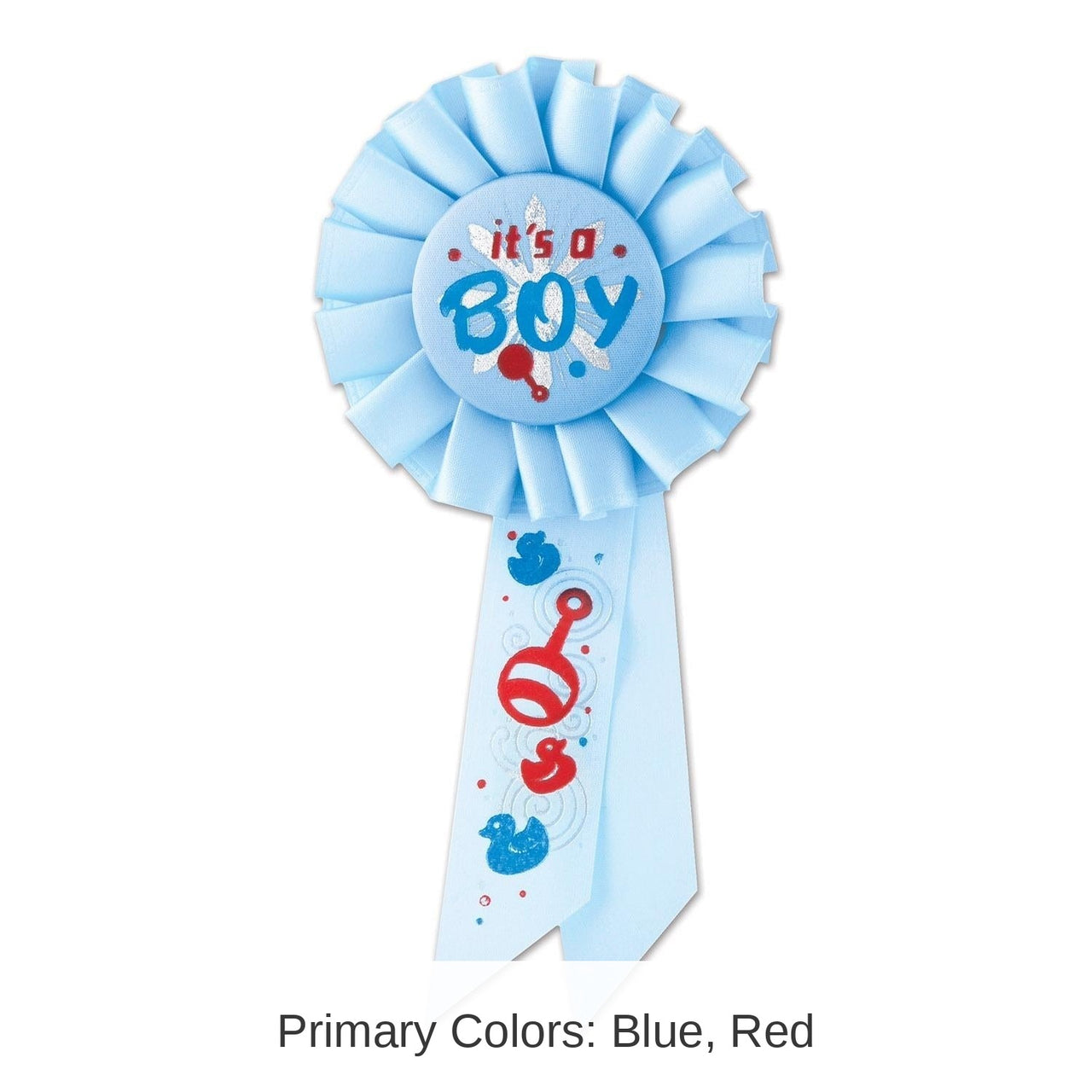 6 Pack Bulk It's A Boy Rosette