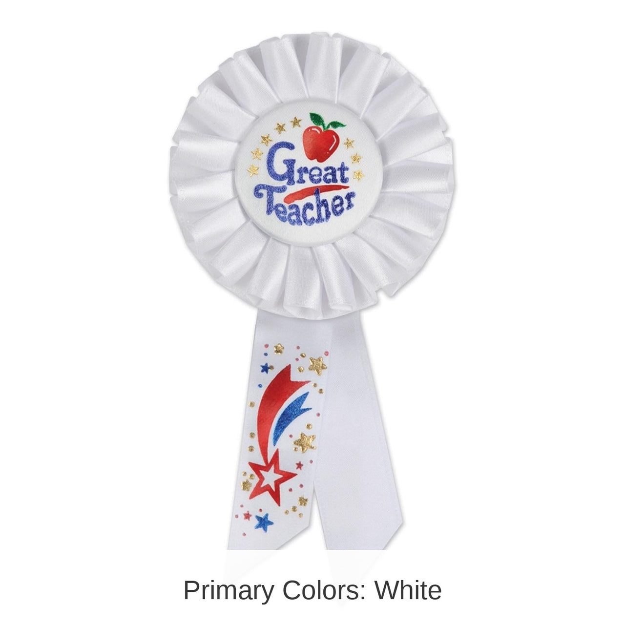 6 Pack Bulk Great Teacher Rosette