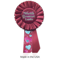 6 Pack Bulk Valentine's Day World's Greatest Lover Rosette