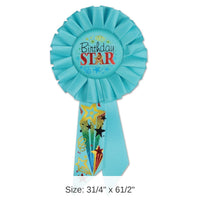 6 Pack Bulk Birthday Star Rosette