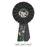 6 Pack Bulk Birthday Party Pirate Rosette