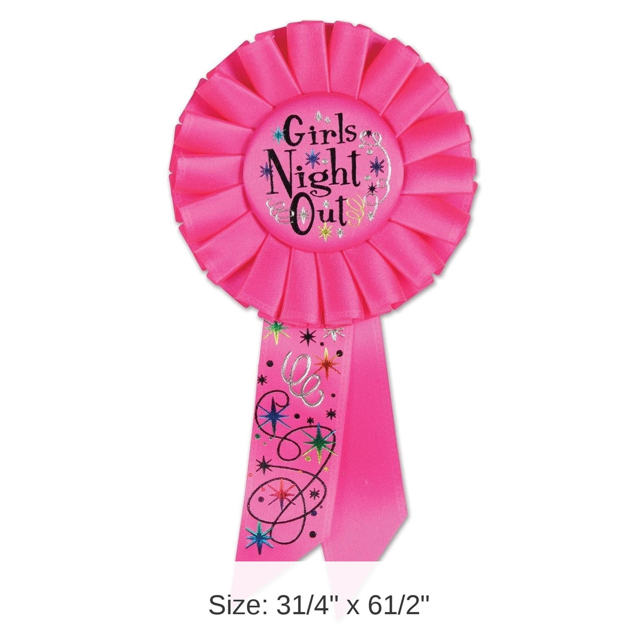 6 Pack Bulk Bachelorette Party Girls' Night Out Rosette