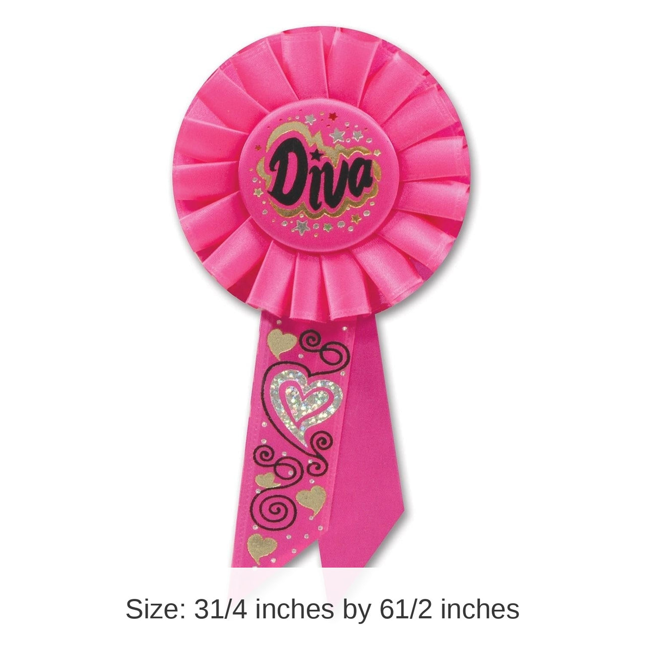 6 Pack Bulk Diva Rosette