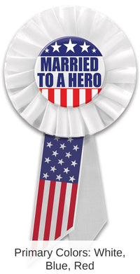 6 Pack Bulk Married To A Hero Rosette