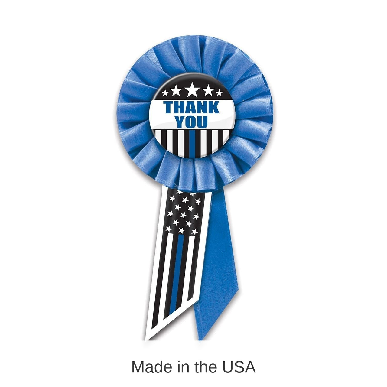 6 Pack Bulk Thank You Law Enforcement Rosette