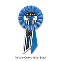 6 Pack Bulk Thank You Law Enforcement Rosette