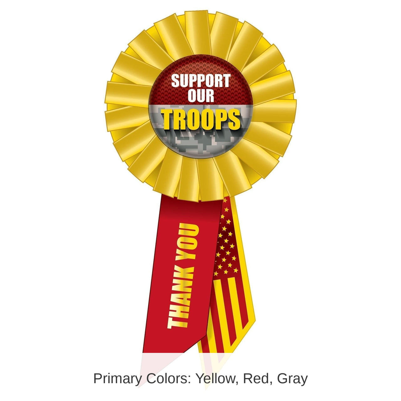 6 Pack Bulk Support Our Troops Rosette- Marines