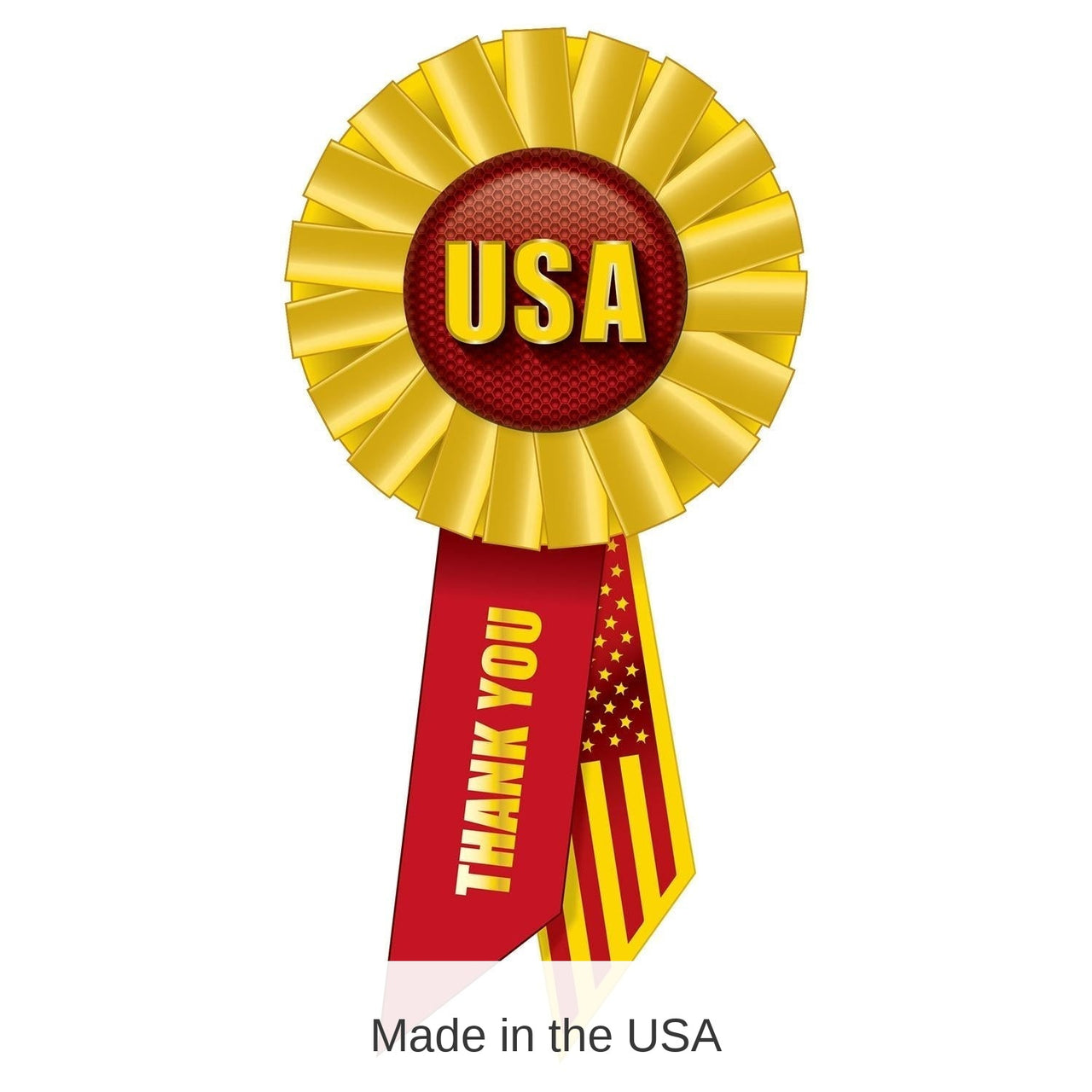 6 Pack Bulk USA Rosette- Marines