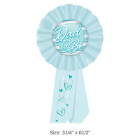 6 Pack Bulk Dad To Be Rosette - blue
