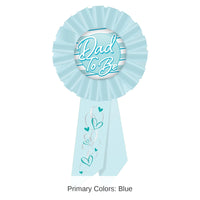 6 Pack Bulk Dad To Be Rosette - blue