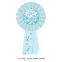 6 Pack Bulk Mom To Be Rosette - blue
