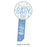 6 Pack Bulk Welcome Baby Boy! Rosette