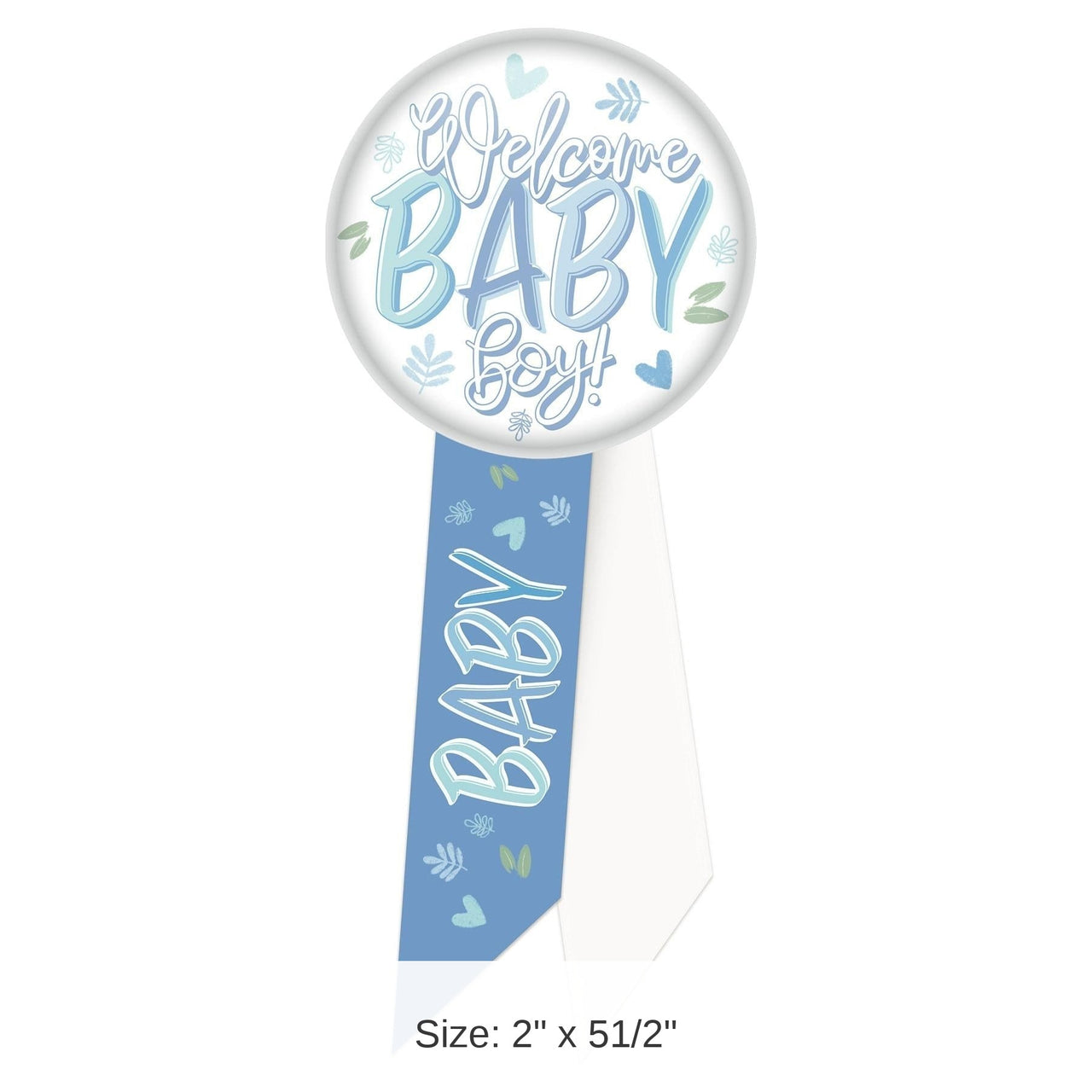 6 Pack Bulk Welcome Baby Boy! Rosette