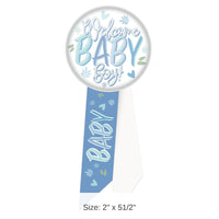 6 Pack Bulk Welcome Baby Boy! Rosette