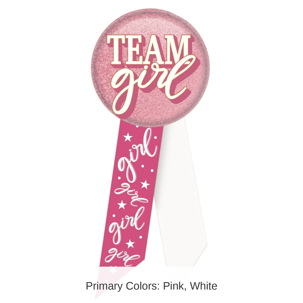 6 Pack Bulk Team Girl Rosette