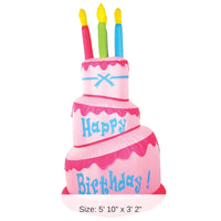 Jumbo Happy Birthday Party Cake Inflatable Decoration