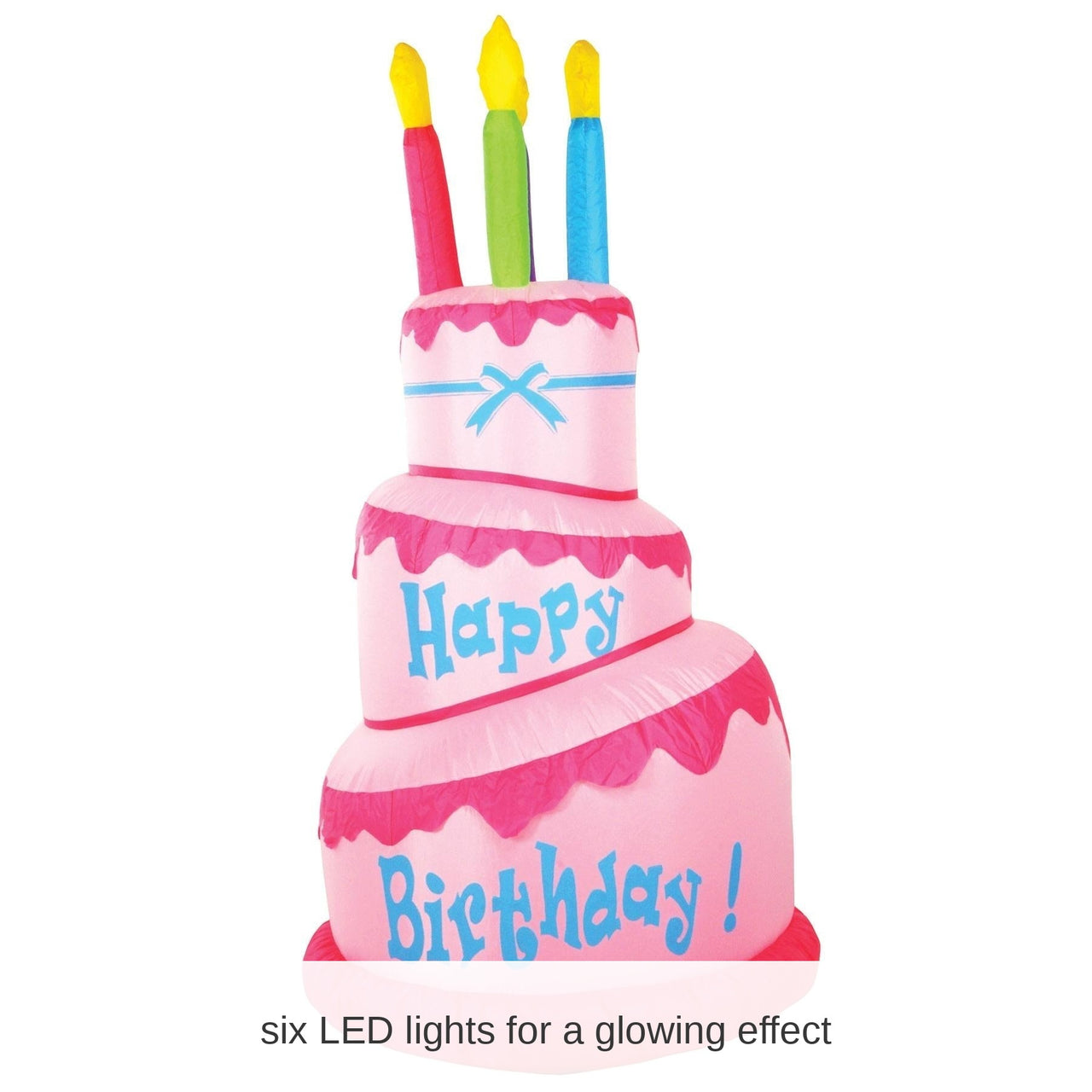 Jumbo Happy Birthday Party Cake Inflatable Decoration