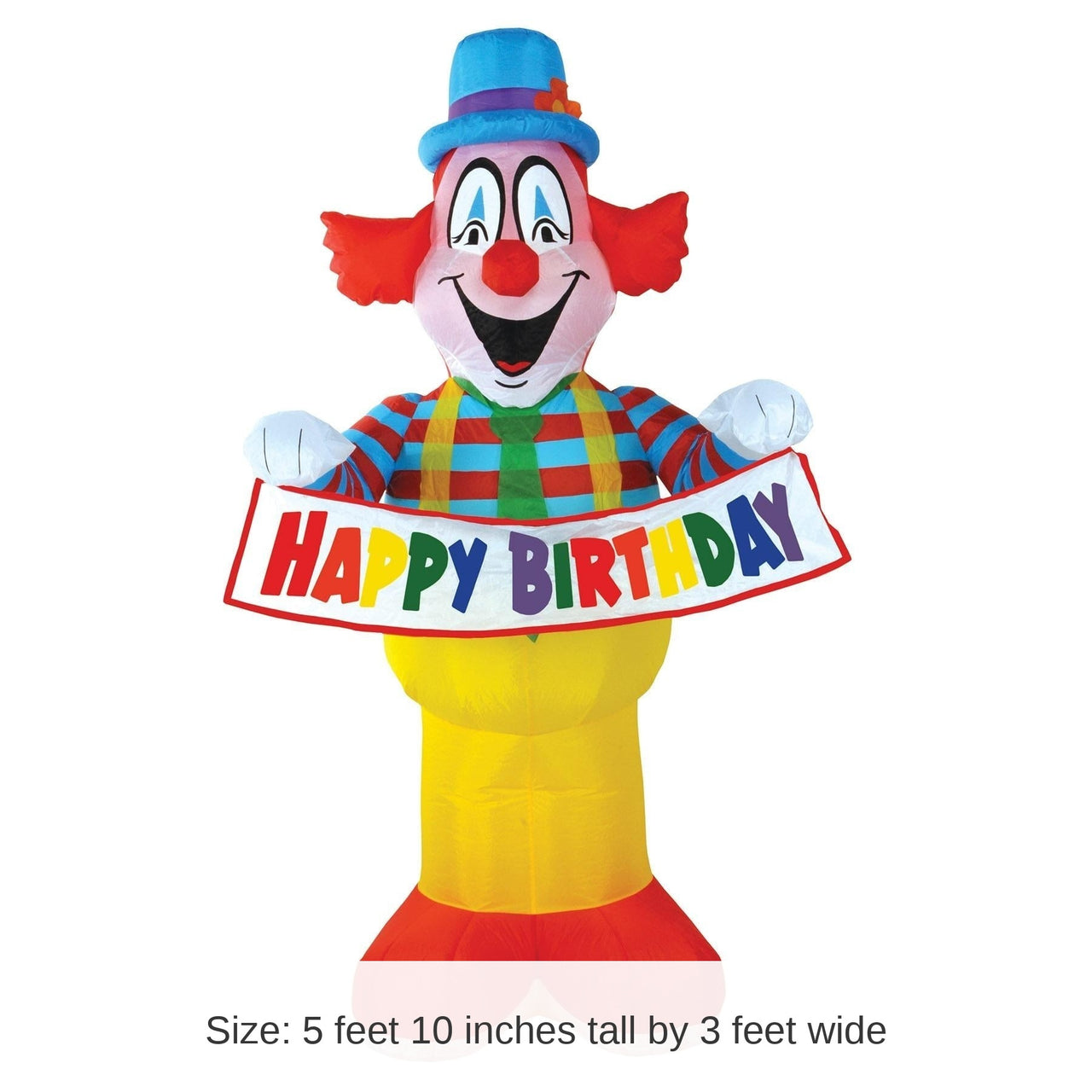 Jumbo Happy Birthday Party Clown Inflatable Decoration