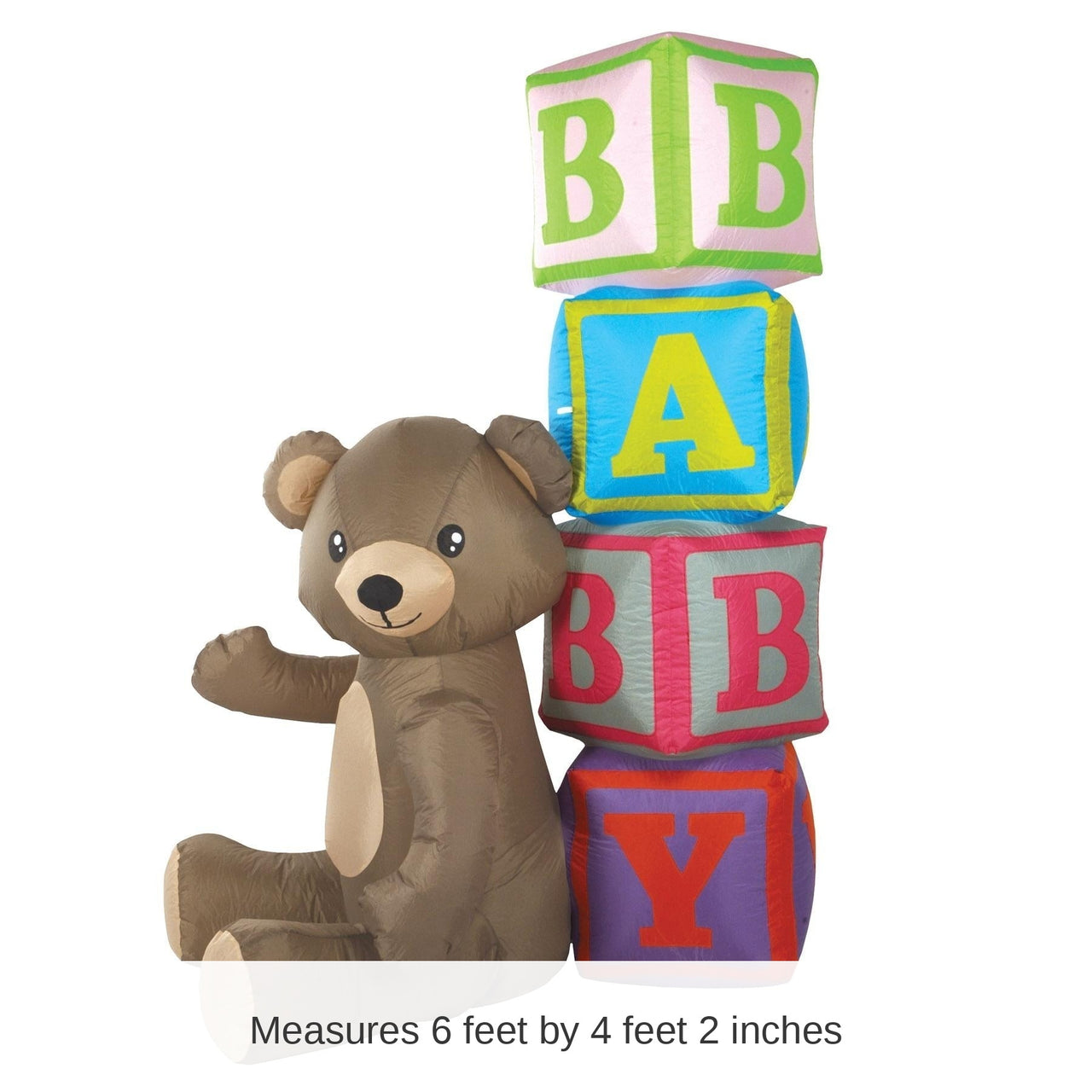 Jumbo Bears & Blocks Inflatable Decoration