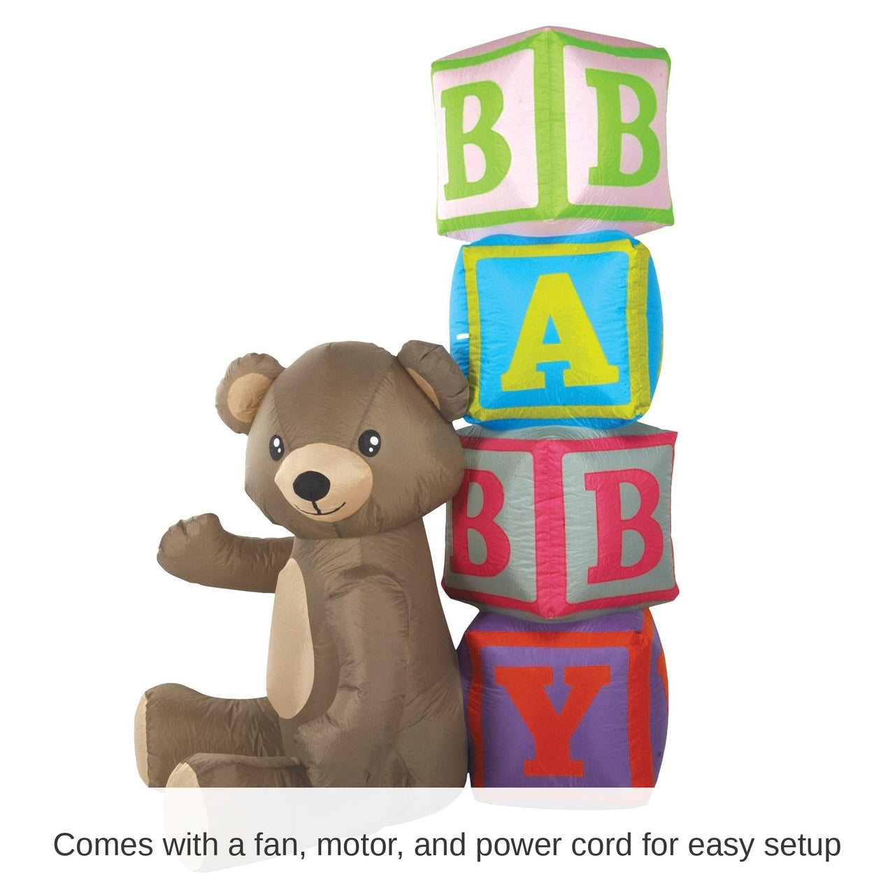 Jumbo Bears & Blocks Inflatable Decoration