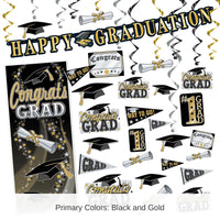 Bulk 34 Piece Graduation Party Kit