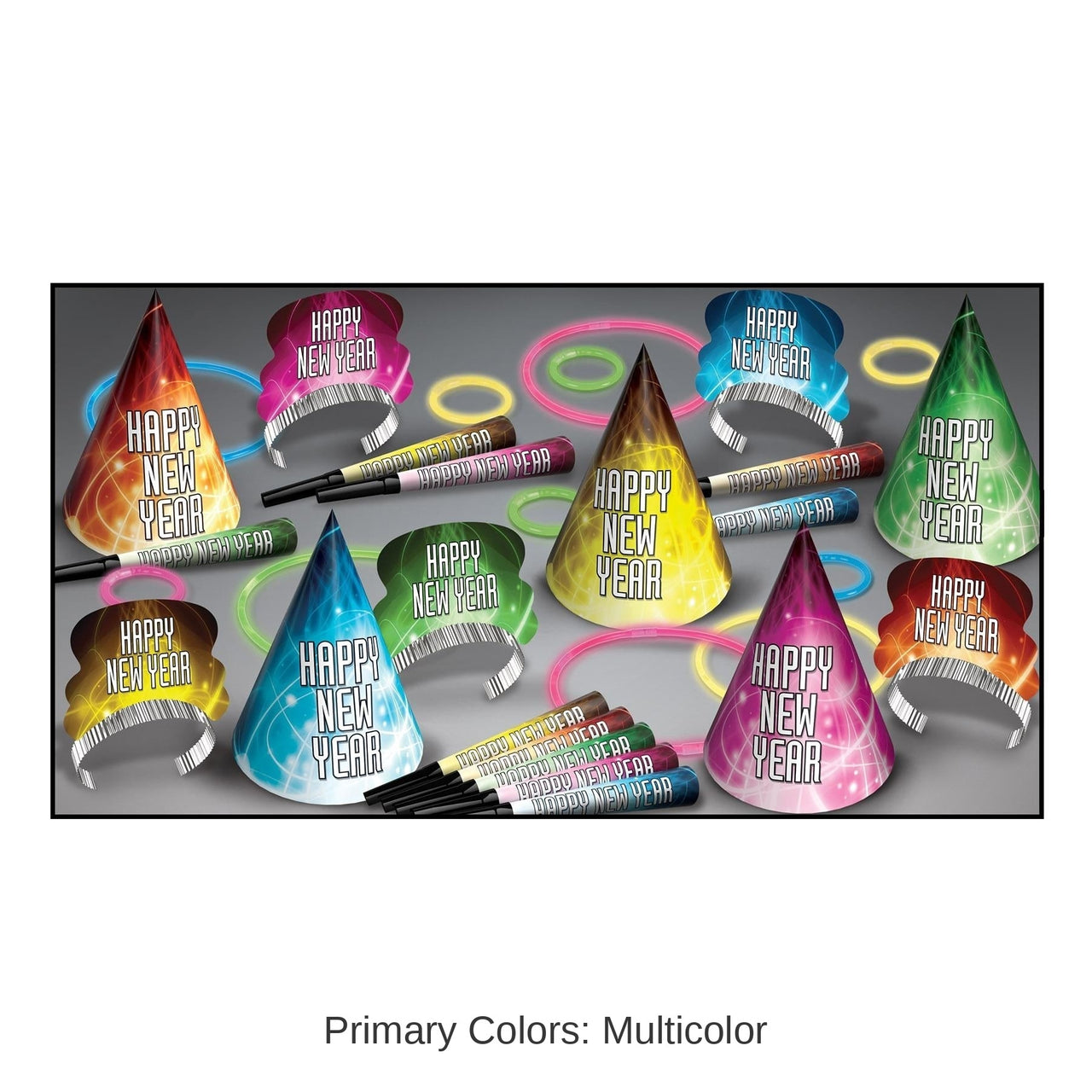 New Year Glow Party Kit for 10 People