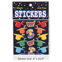 6 Pack Bulk Super Grad Graduation Party Stickers 2 Sheets/Pack